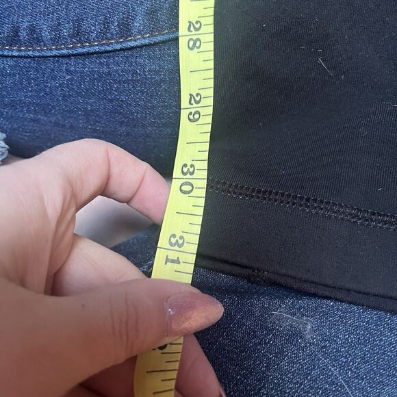 Lululemon Flare Size 6 Black Leggings With Black And White Waist Reversible - Picture 4 of 11